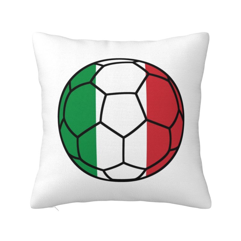 Custom Italy Flag Italian Map Nordic Throw Pillow Covers Patriotic Pride Cushions Cover For Sofa