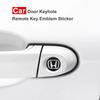 CLSGX1 10Pcs Aluminum Car Key Emblem Sticker Decoration Decals For Honda Civic Fit Jazz Accord Pilot CRV Odyssey Passport City Shuttle