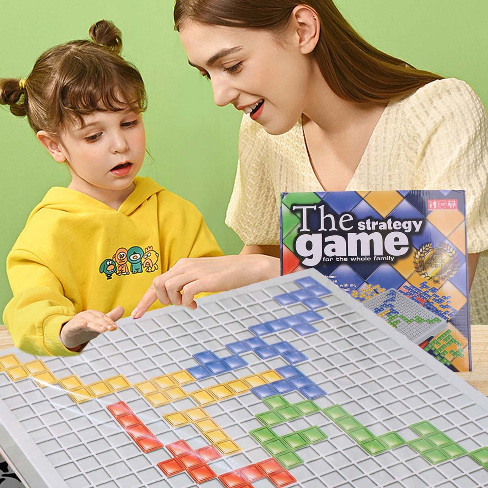 Family Fun Jigsaw Russia Puzzle block 4-Person Blokus Board Game Intelligence Game