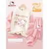 Hello Kitty Girls' Spring Clothing 2025 New Fashionable Girls' Clothes Kidsren's Sweatshirts Sweet Thin Kidsren's Clothing