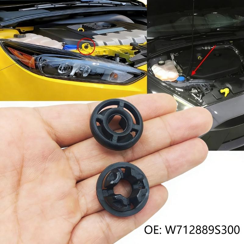 Pack of 6 Automotive Engine Compartment Hood Bonnet Rod Strut Retainer Grommet Clips W712889-S300 Suitable for MK4 MK5