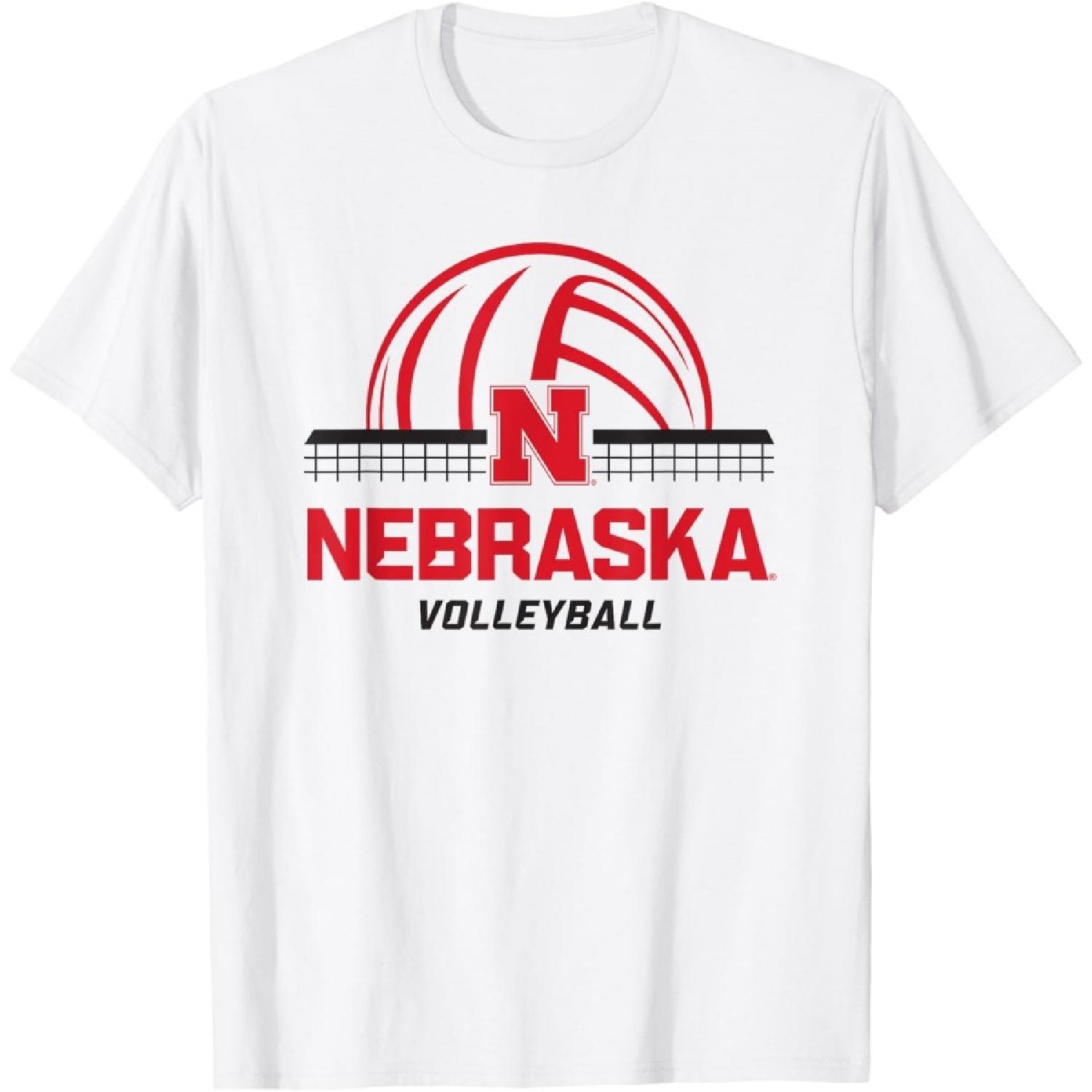 Официально лицензированная футболка Nebraska Cornhuskers Volleyball Smash(1) S белый