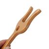 Wood Braiding Fork with Bent Tip Braiding Needle Wood Knitting Fork Braiding Tool Multifunctional Braiding Tool Set