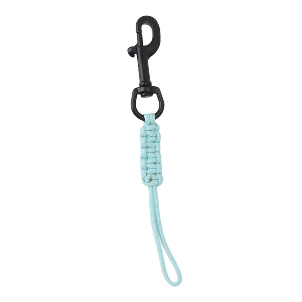 Handgewebtes Tauch-Lanyard Anti-Verlust-Band Leuchtendes Unterwasser-Sicherheitsseil Tauch-BCD-Ausrüstung mit 316 Edelstahl