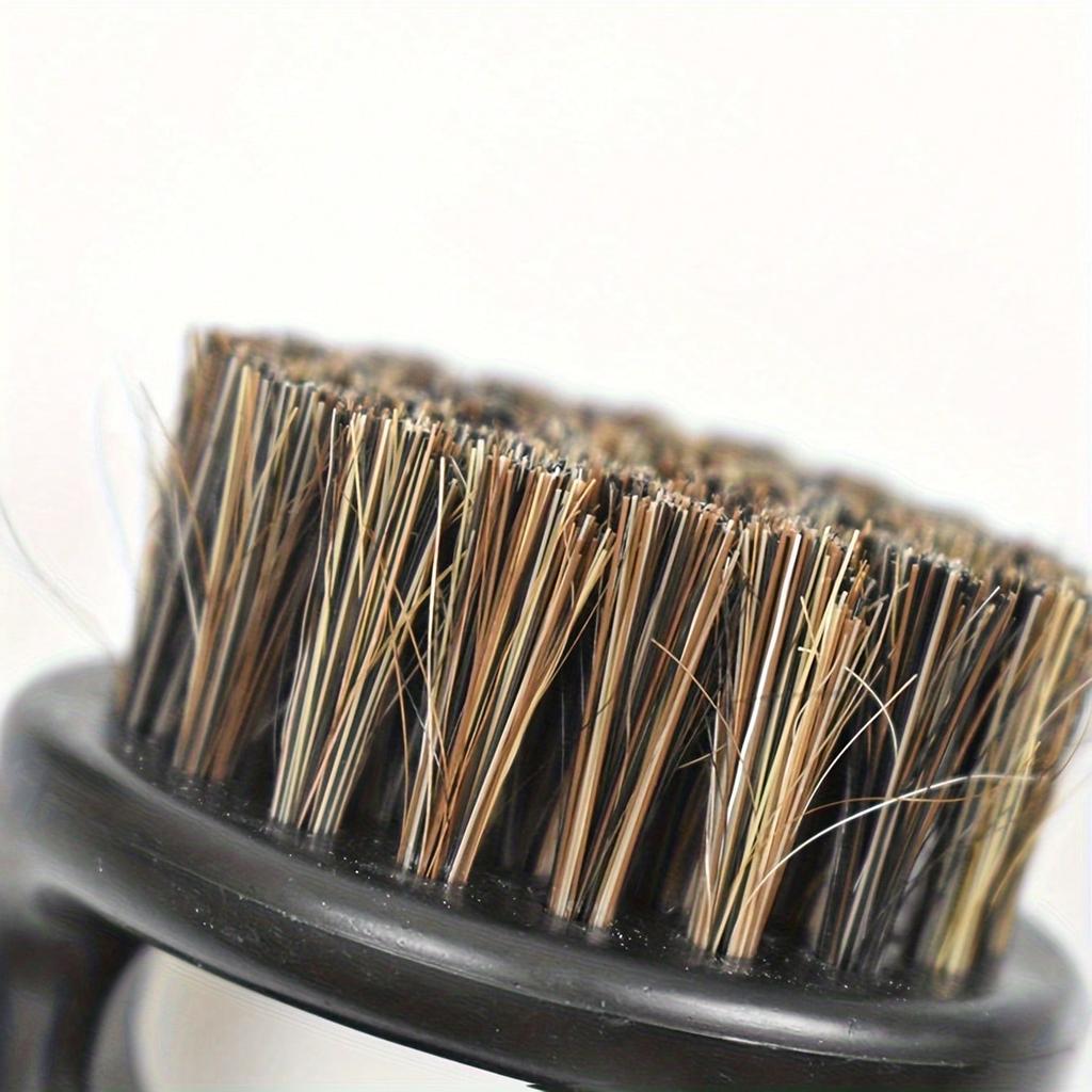 Vintage Pomade Finger Brush - Barber Shop Professional Finger Brush, Salon Pomade Comb, Soft Bristle Hair Brush For Styling And Grooming