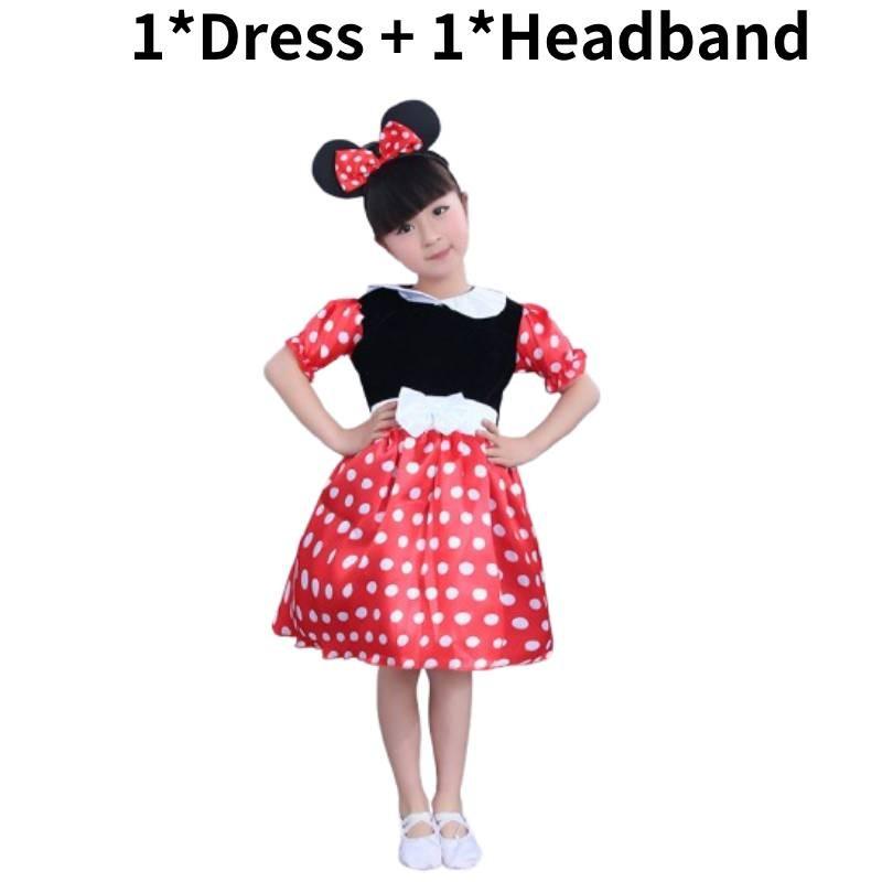 

Minnie Skirt Mouse Suit Clothing Halloween Christmas Fashion Costumes Child 160