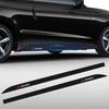 2pcs Car Logo Carbon Fibre Side Decal Side Skirt Car Stickers Anti Scratch For Mitsubishi ASX Lancer Pajero Outlander Lancer EX IR3