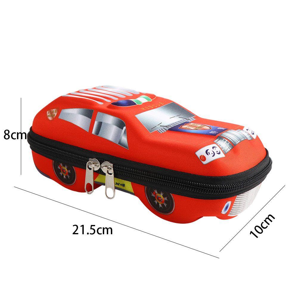 School Plastic Pen Holder Boy Racing Car Stationery Stationery Pouch Car Pencil Cases School Pencil Box 3D Pencil Bag