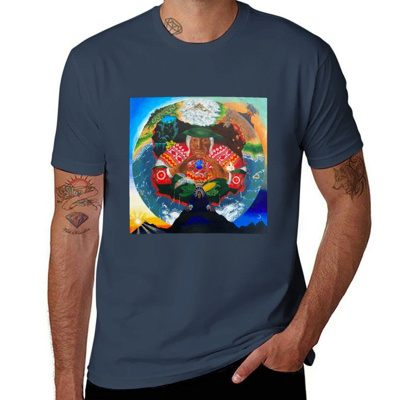 Pachamama TShirt Moisture Wicking Athletic TShirt S