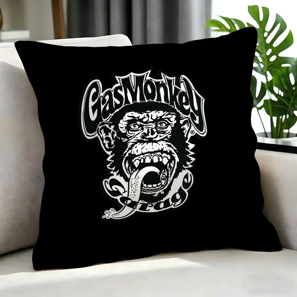 Brand GGas Monkey Garageed Cushion Cover Cushion Cover Set Pcs x x x Pillowcase Decorative Sofa Home Decor