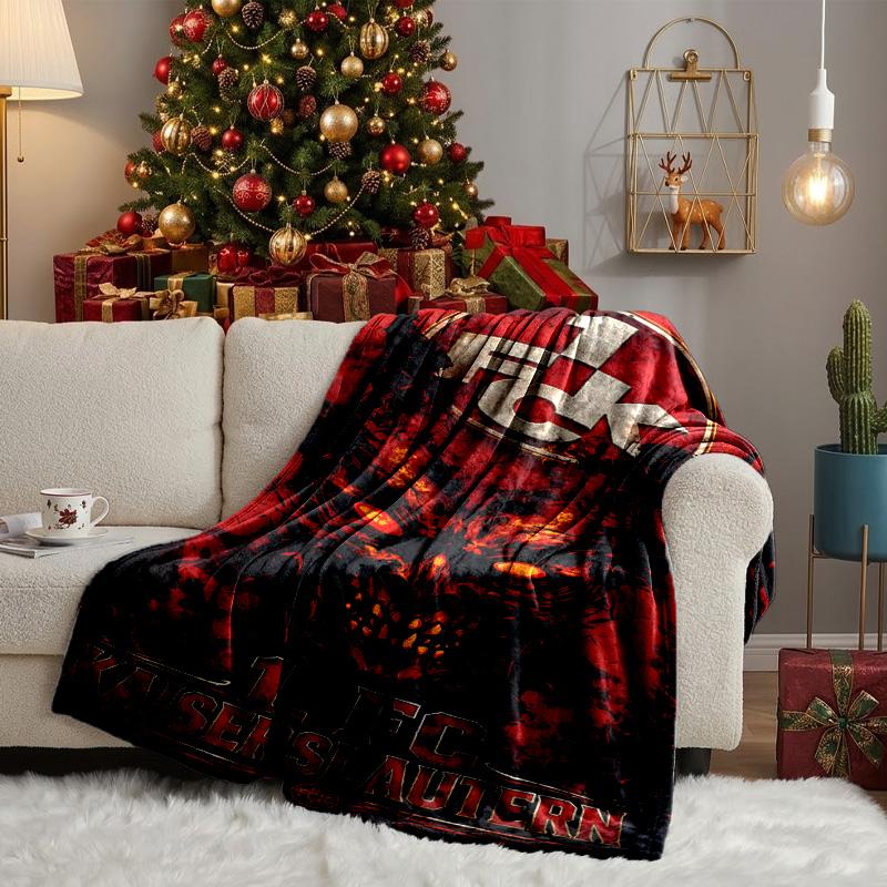 Coperta Kaiserslautern Leggera Ideale Coperta da Letto Perfetta per Viaggi, Campeggio, Soggiorni, Uffici, Divani, Ventilatore Regalo di Natale