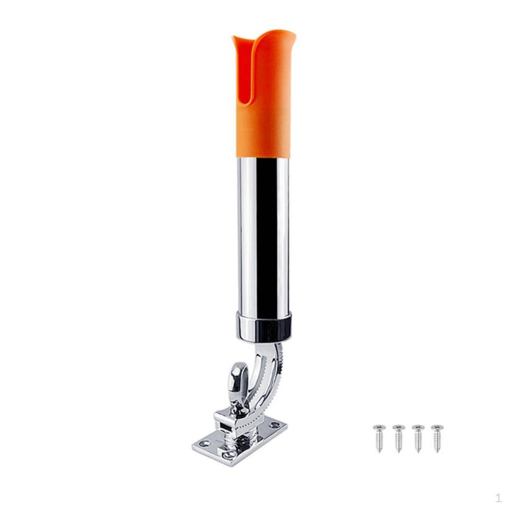 316 Stainless Steel Rod Holder Adjustable Fishing Heavy Duty Marine Gear for Fishermen,