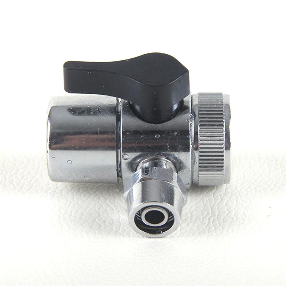 Switching 3/8“ Zinc Zinc Alloy Water Filter Accessories Single-cut Valve Diverter Tube Connector Adapter