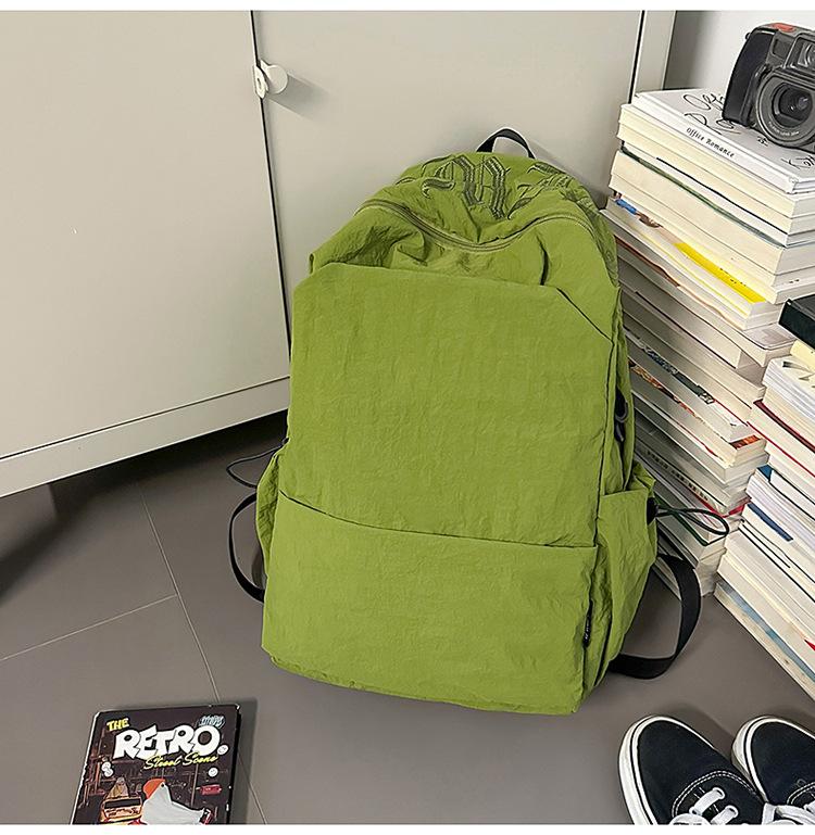 Schoolbag Mori ins new high-value fresh and sweet candy-colored backpack couple light travel spring outing backpack