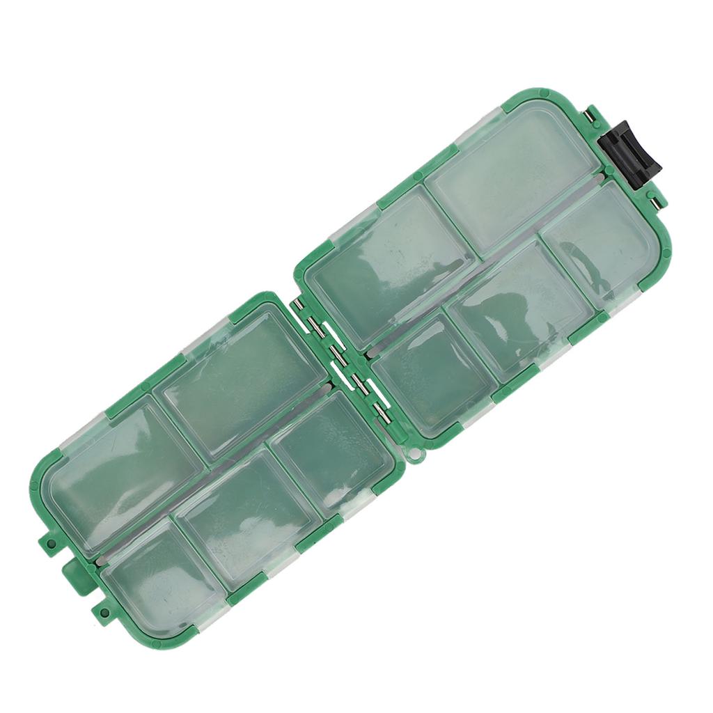 2 Stück Angler-Köderbox Wasserdicht Große Kapazität Kunststoff Tragbar Angelköder Haken Aufbewahrungsbox Behälter für Outdoor-Camping Angeln