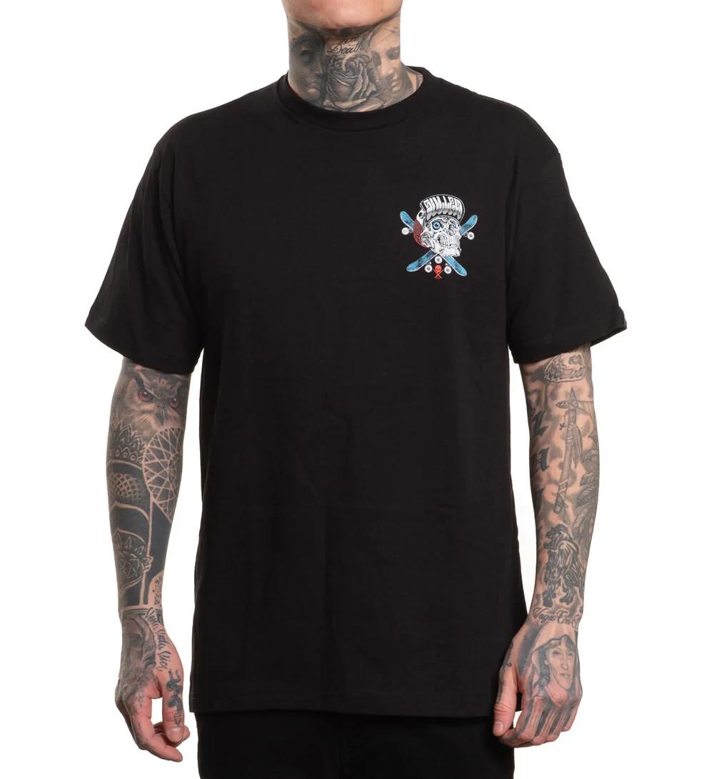 Sullen Art Collective True Artist Pin Up Tattoo Men s Standard Tee SKATE OR DIE S разноцветный