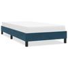 Bed Frame without Mattress Dark Blue 80 x 210 cm Velvet