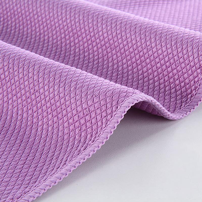 Kitchen Cleaning Towel Absorbable Fish Scale Rag Cloth Anti-grease Wiping Rags Glass Reusable Wipe Window Dish Cleaning Cloth