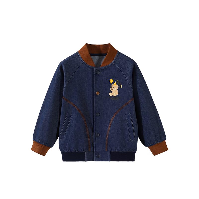 Klassische lässige Jeansjacke für Teddy Boys