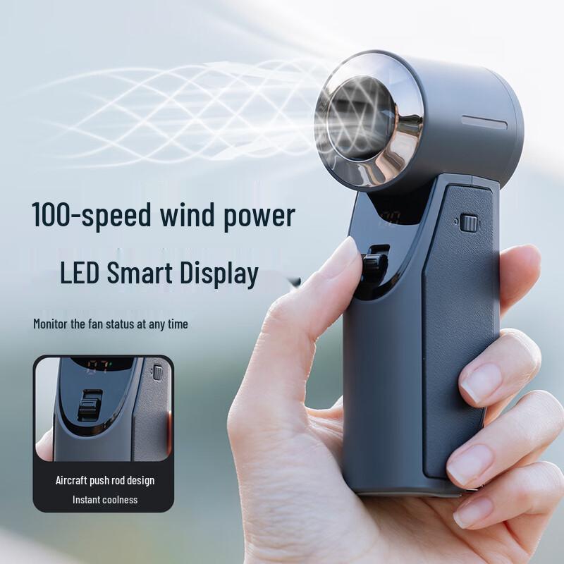 Duibian F95 High-Speed Portable Digital Display Fan