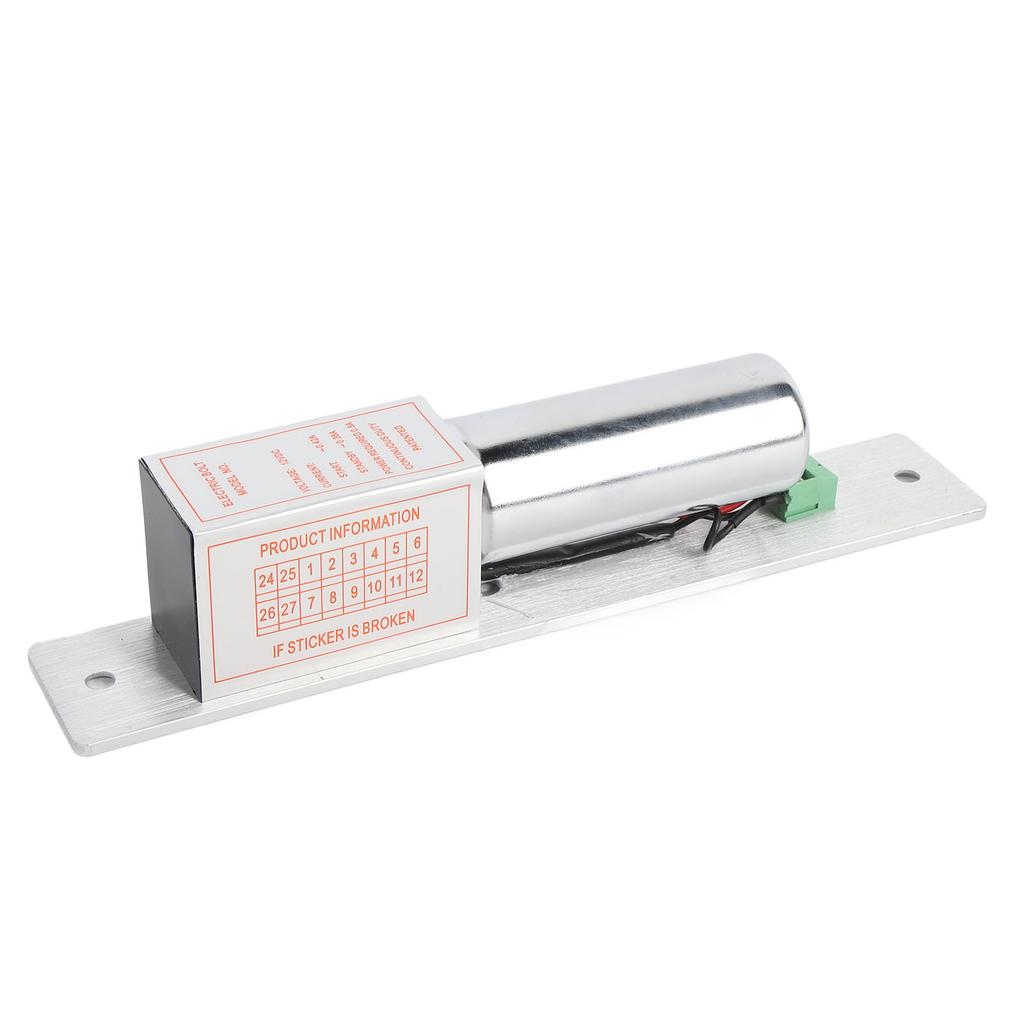 12V Electric Drop Bolt Lock Aluminum Stainless Steel Magnetic Self Locking Induction Electric Deadbolt Lock for Door