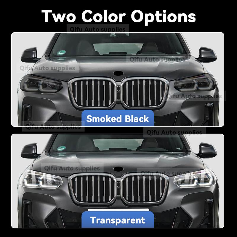 For BMW X3 G01 2024 TPU Headlight Anti-Scratch Smoke Black Transparent Modification Color Changing Protective Film