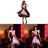 Alice In Wonderland The Red Queen Costume Dress With Polyester Fabric For Halloween Stage Performance Women