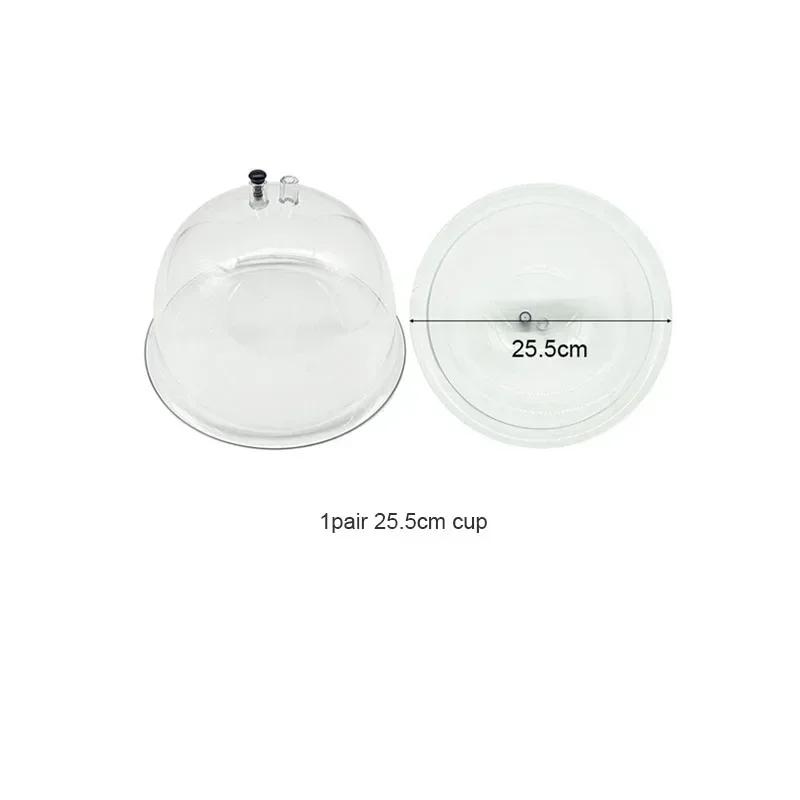 25.5CM Grande Ventosa a Vuoto Potenziamento Glutei Modellamento Contorni del Corpo Potenziamento Seno Pompa in Plastica per Sollevamento Fianchi Vaso per Coppettazione