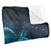 Royce McClure Silky Dolphin Twister Dark Water Supersoft Blanket