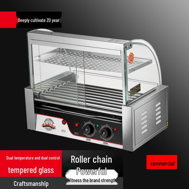 Commercial Electric 7-Tube Hot Dog Roller Grill