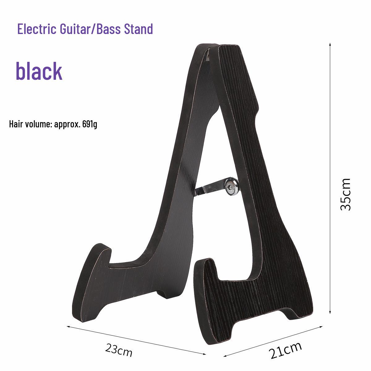 Electric Guitar & Bass A-frame Floor Stand - Wooden Display Stand