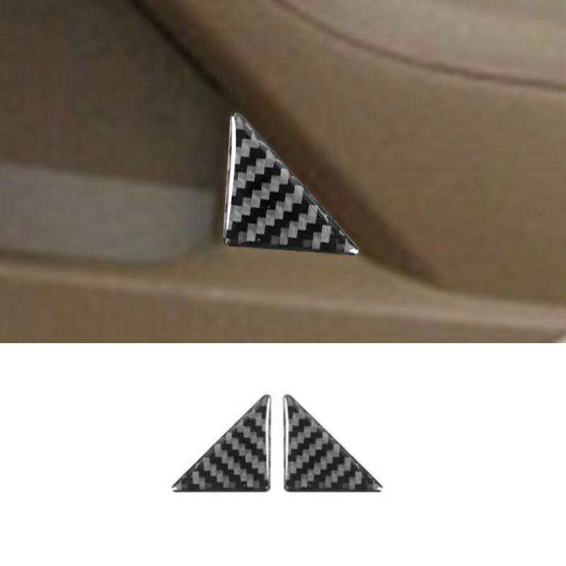 For Toyota Highlander 2008-2013 Triangle Trim Console Armrest Real Carbon Fiber