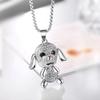 Süßer Welpe Weiblich Vielseitig Pullover Kette Trendig Lang Ins Accessoires Weiblich Halskette Anhänger