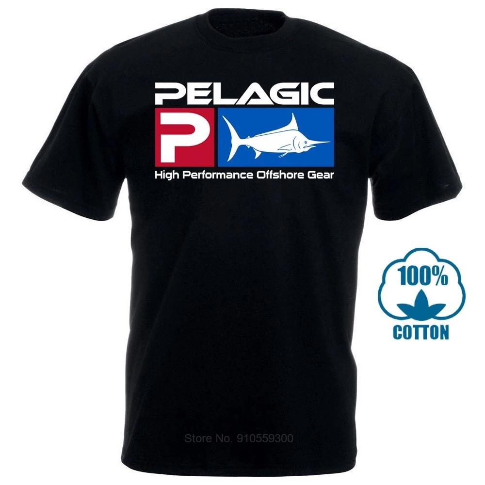 Pelagic Fisher Offshore T Shirt Graphic Tee Black Color Size S M L Xl 2Xl Cotton Tee Shirt Tops Wholesale Tee