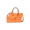 MICHAEL KORS Eliza Presbyopia Printed Tote Bag Mother Bag Artificial Leather Shoulder Handbag Extra Small Women's Apricot
