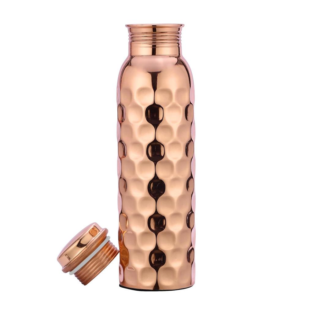 Pure Copper Bottle (Vintage Diamond)