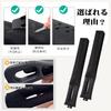 Hompres PU Leather Car Seat Gap Filler with 700ml Car Storage Pocket and Reusable Adhesive and Prevents Keys and Smartphones from Double-Sided Tape,