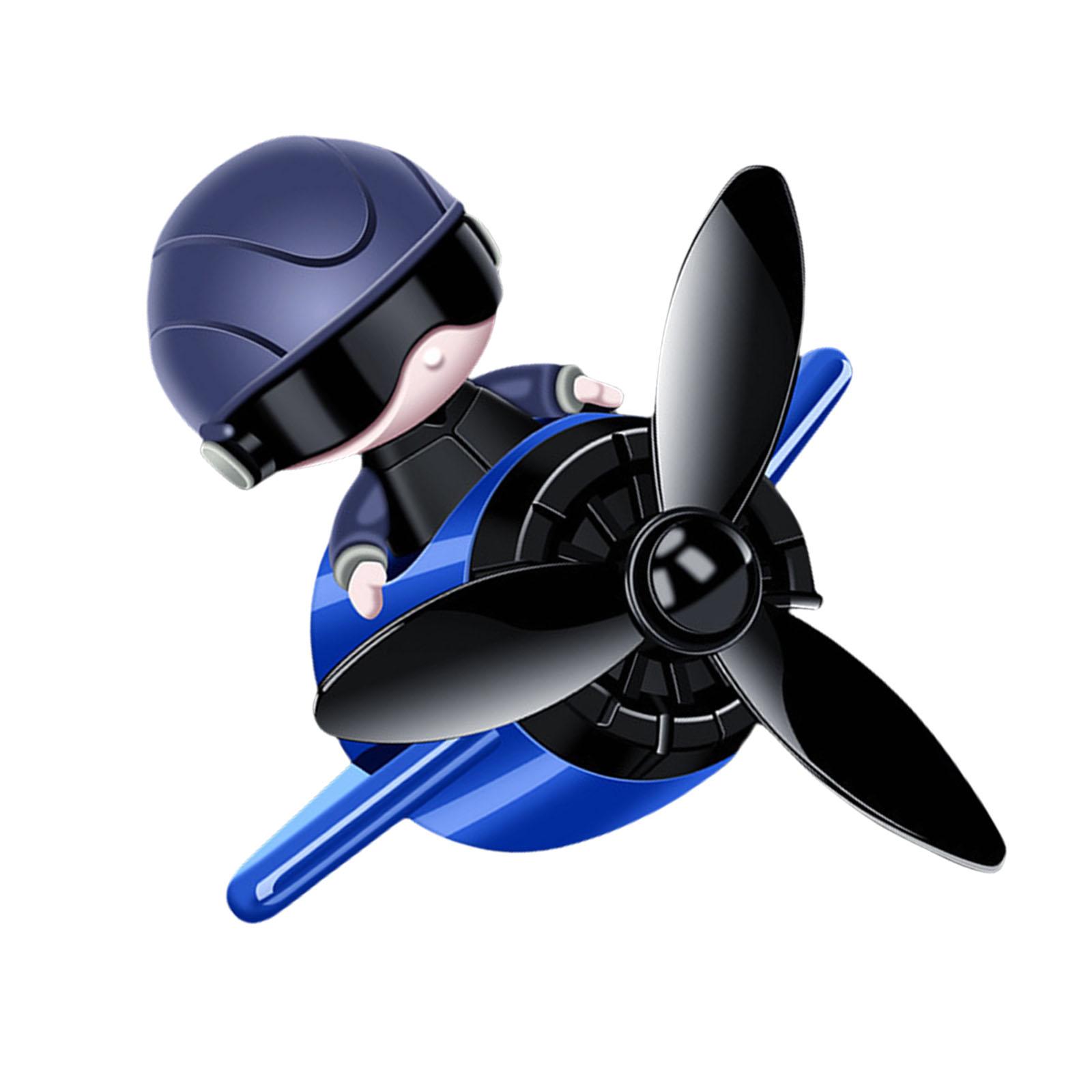 

Милый мультяшный пилот авто освежитель воздуха для автомобиля зажим для вентиляции с вращающимся пропеллером ароматические аксессуары для украшения транспортных средств