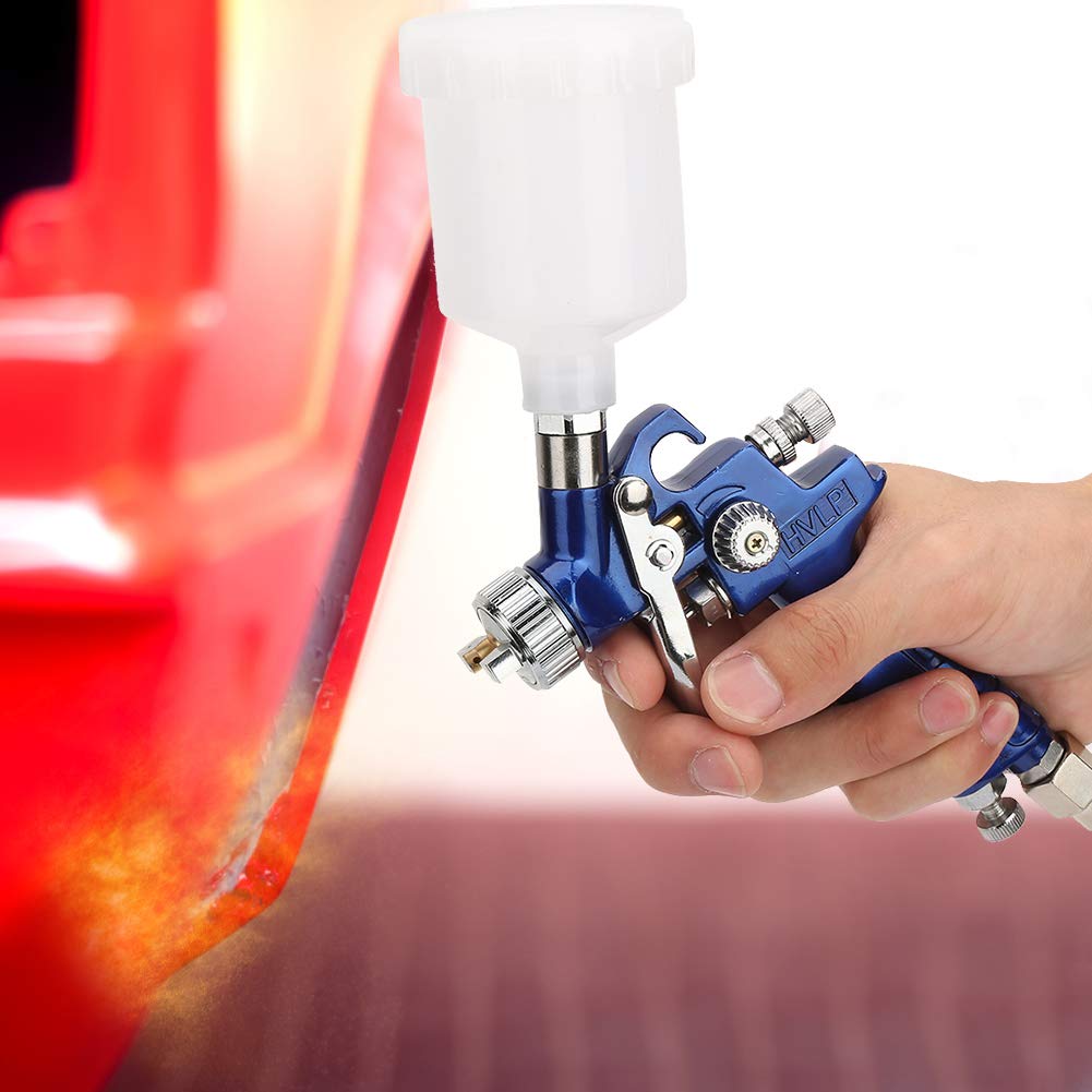 Furniture Spray Gun Oil Paint Spray Gun Aluminum Alloy Airbrush Car Spray Gun Oil Painting Pneumatic Airbrush European Type (0.8mm caliber)