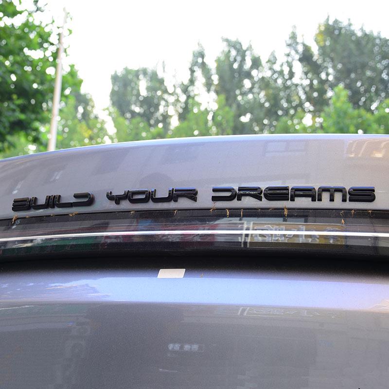 For BYD KING BYD Cha Zor Seal 5 DM-i Emblem Blackout Kit Letter Decoration Black Badge Auto Modification