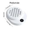 Quiet Nail Drill Dust Extractor Collector Powerful Filtration Rechargeable Battery Compact ABS Body For Salon Home Use