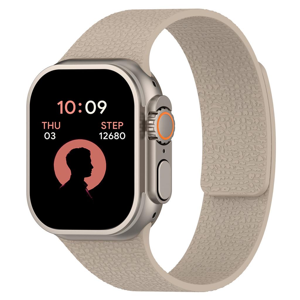 Силиконовый браслет Ремешок Магнитный ремешок Для Apple Watch Ultra 2 49мм 44мм 45мм 46мм 42мм 40мм 41мм iWatch Серия 10 9 8 7 6 5
