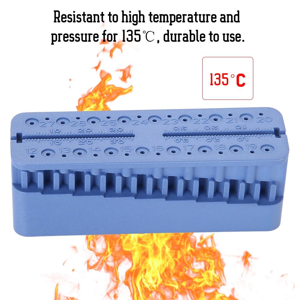 Dental Endo Block Files Measuring Tools Endodontic Ruler Test Board