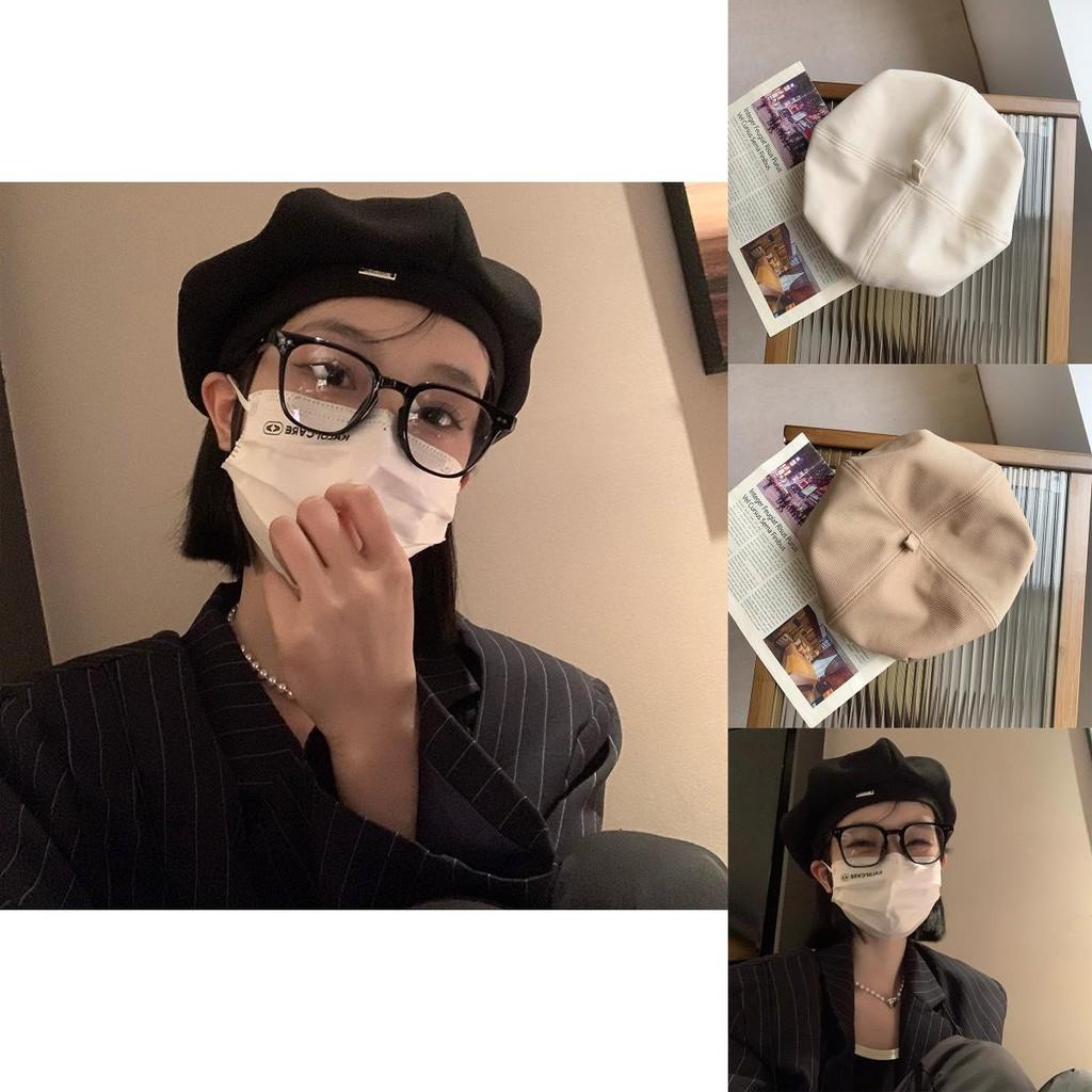 Stylish Black Beret Hat For Women Perfect For Autumn And Winter Fashion Trends