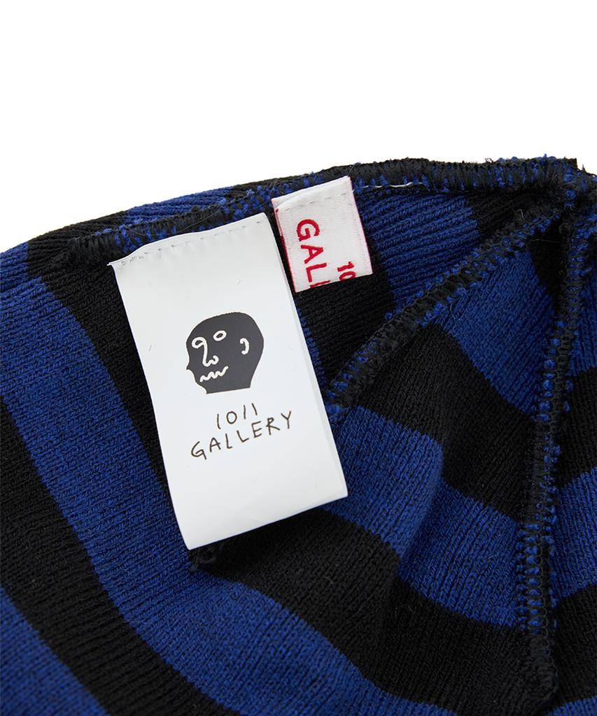 1011 GALLERY 1011 Gallery Stripe Beanie-Blue