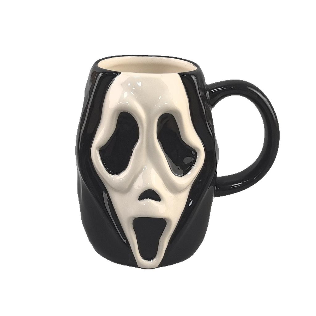 Halloween Atmosphere Funny Grimace Ceramic Cup Tabletop Ornament Fun Grimace Halloween Decoration Atmosphere Props