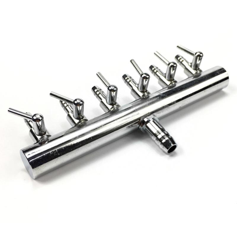 Stainless Steel Lever Distributor Splitter Oxygen Pump Air Flow Control Aquarium Outlet Accessories