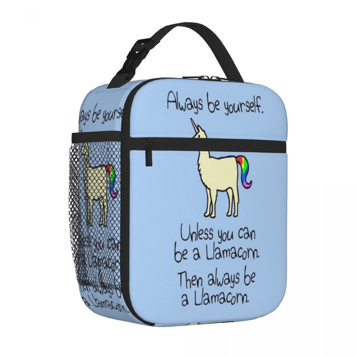 Bestselling Always Be Yourself Unless You Can Be A Llamacorn Compact Style Adult Lunch Bag Student Bento Foldable Lunch Bag One Size