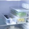 Fridge Food Box Transparent Removable Drain Tray Refrigerator Food Container with Lid for Fruit Vegetable