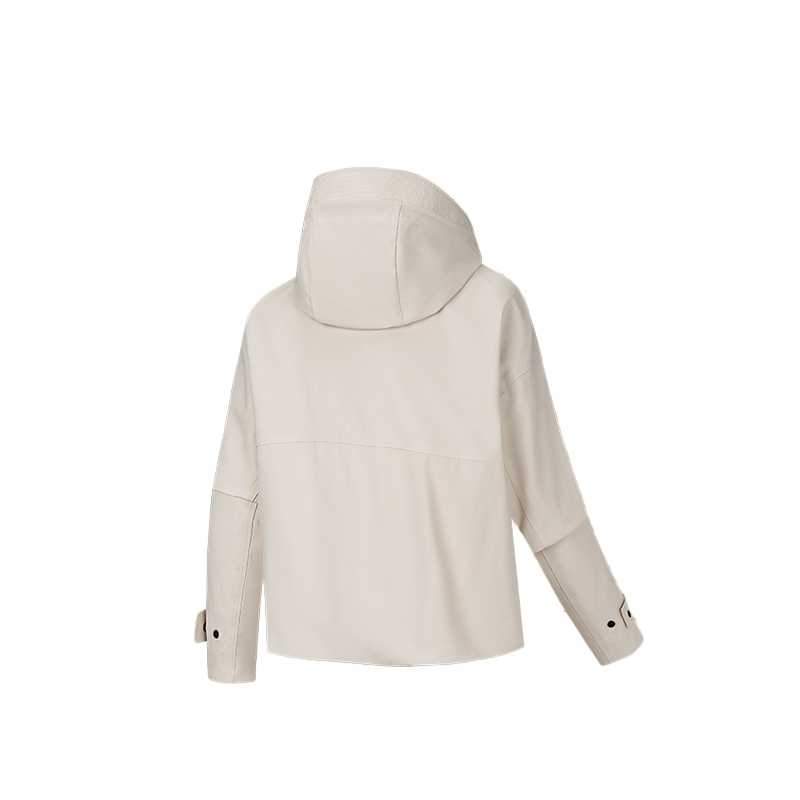 Anta Waterproof Hooded Long Sleeve Three-In-One Jacket Women jackets 162548605-1